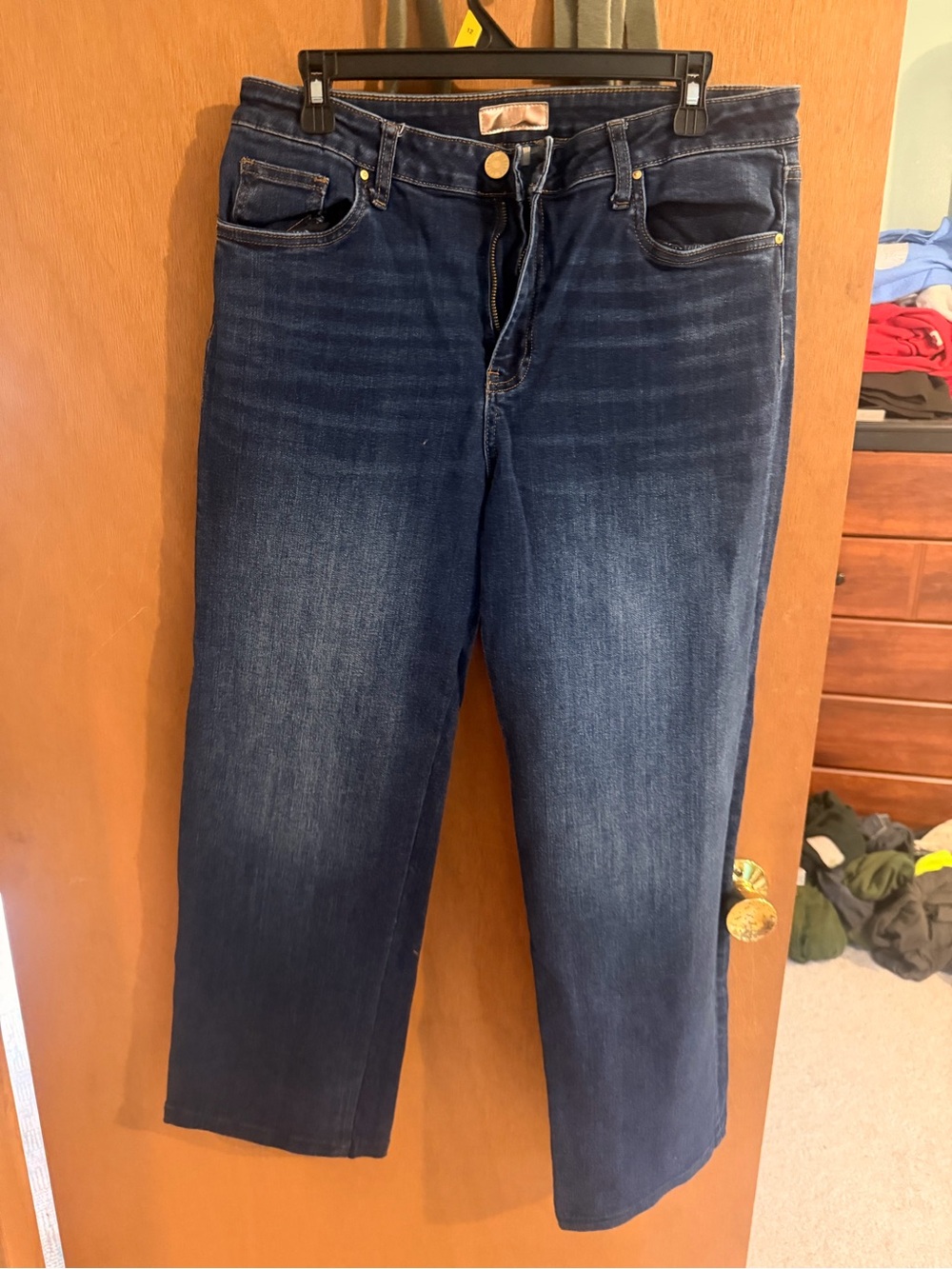 Kut from the Kloth Dark Blue Straight Leg Jeans